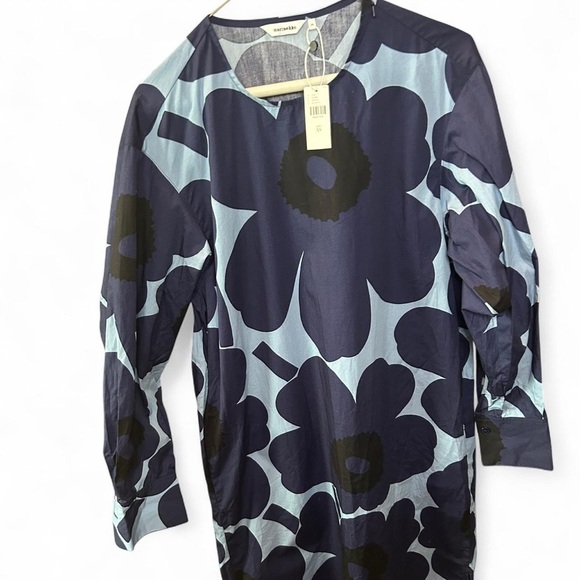 Marimekko Febina Unikko Dress by Anthropologie – XS (NWT, Oversized Fit) - Picture 4 of 11